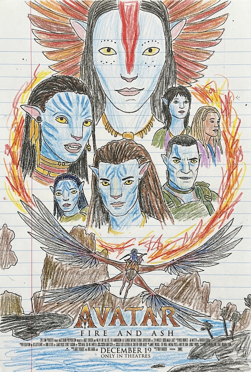 Hand Draw Movie Poster