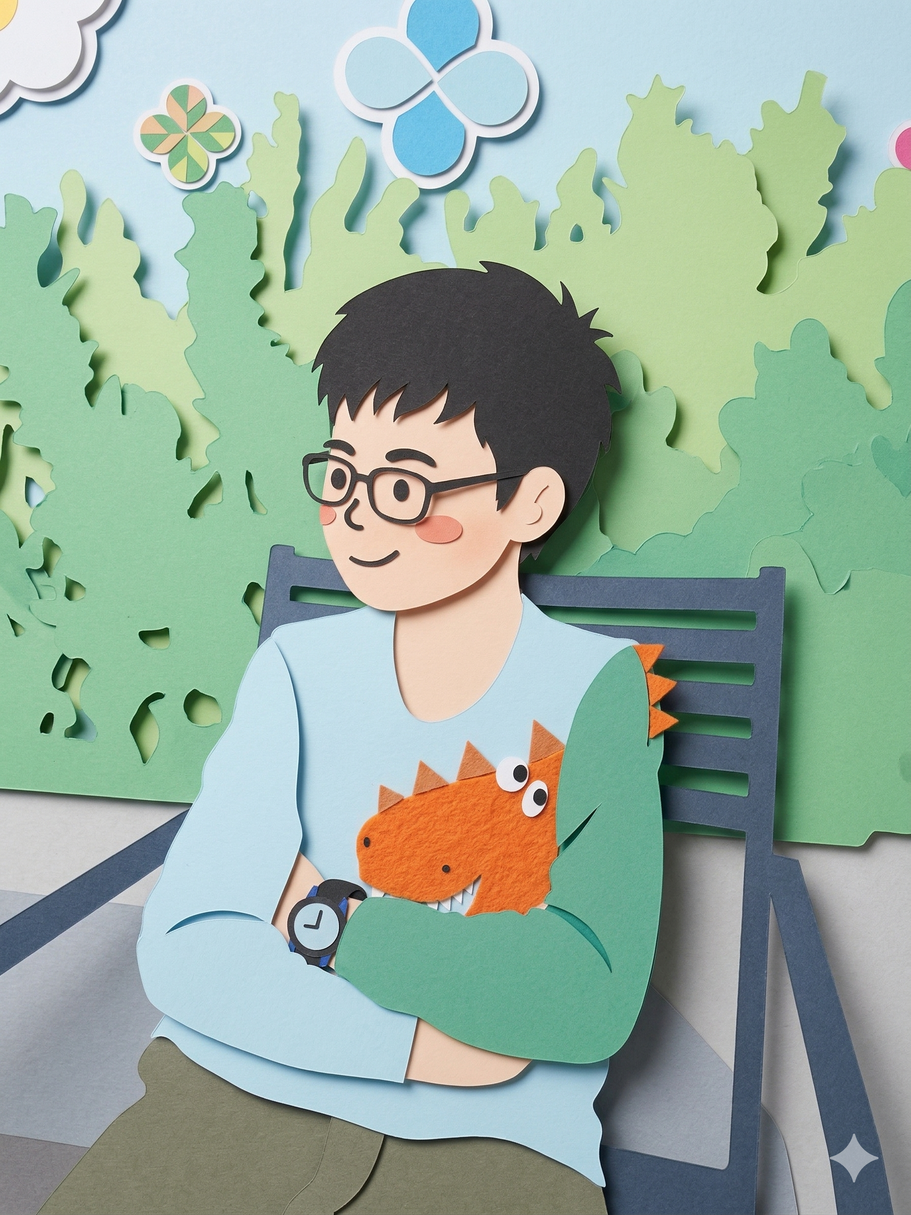 Paper-Cut Illustration