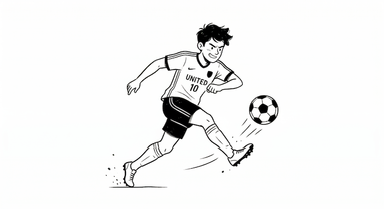 Notion Style Black-White Illustration