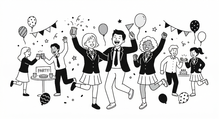 Notion Style Black-White Illustration