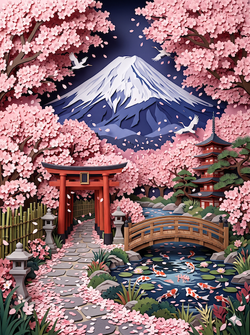 3D Layered Paper Cut